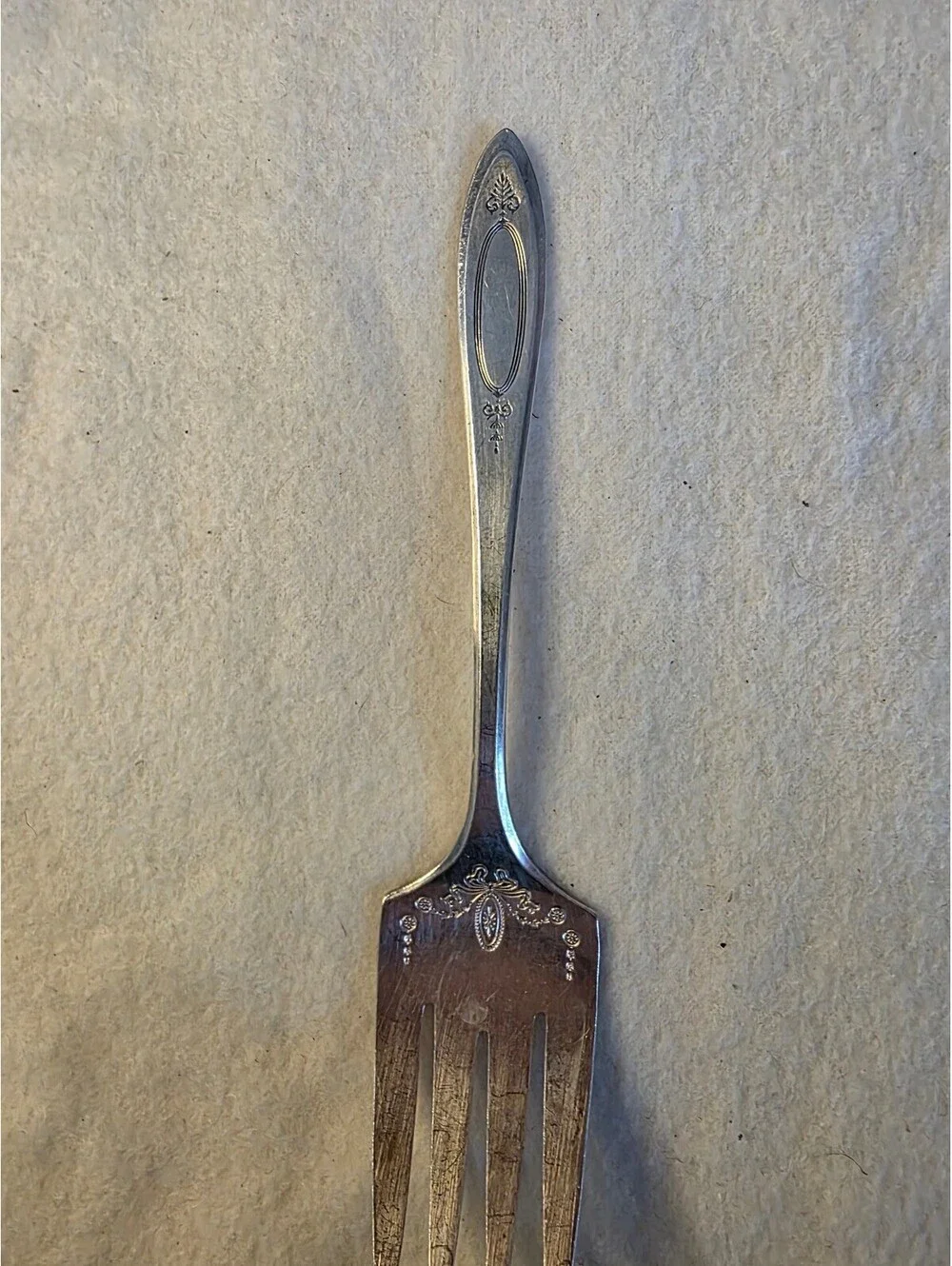 Oneida Community Plate Adam 1917 Silverplate Luncheon Fork 7 Inch